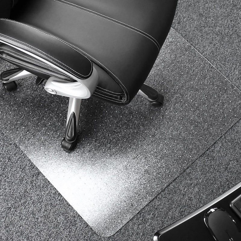 Floortex Valuemat Plus Chair Mat, 48" x 60", Designed for Low-Pile Carpet, Clear Polycarbonate (FR1115020ER)