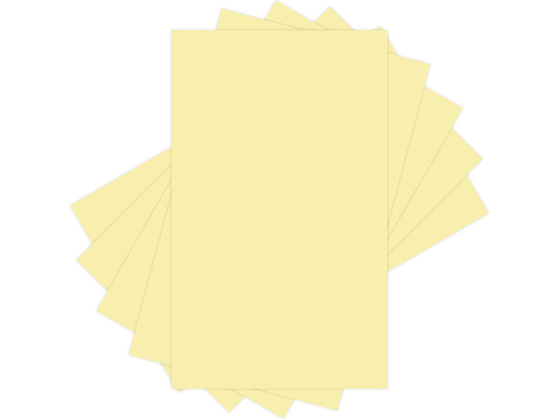 Lettermark Colors 30% Recycled 8.5" x 14" Colored Paper, 20 Lbs., Canary, 500 Sheets/Ream, 10 Reams/Carton (94292)