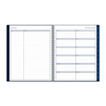 2026 Blue Sky Passages 8.5" x 11" Calendar Year Weekly & Monthly Planner, Faux Leather Cover, Navy (148659-26)