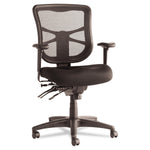 Alera Elusion Series Mesh Back Fabric Task Chair, Black (ALEEL42ME10B)