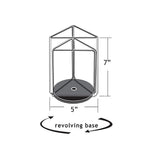 Azar Sign Holder, 5" x 7", Vertical, Table Top, Clear, Acrylic (193722)