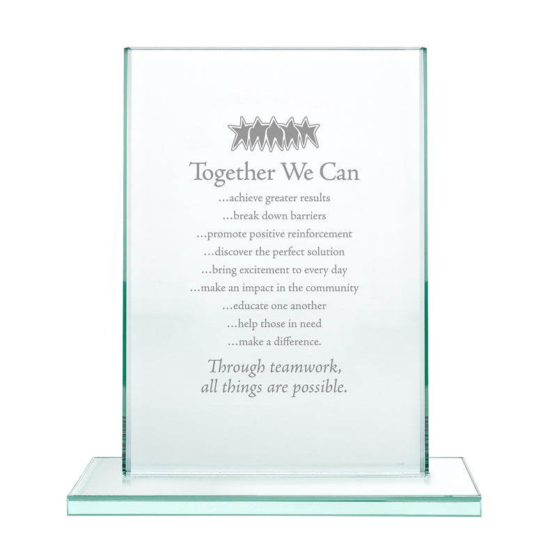Baudville Jade Character Trophy, 6" x 5", Clear (1375283TWC31)