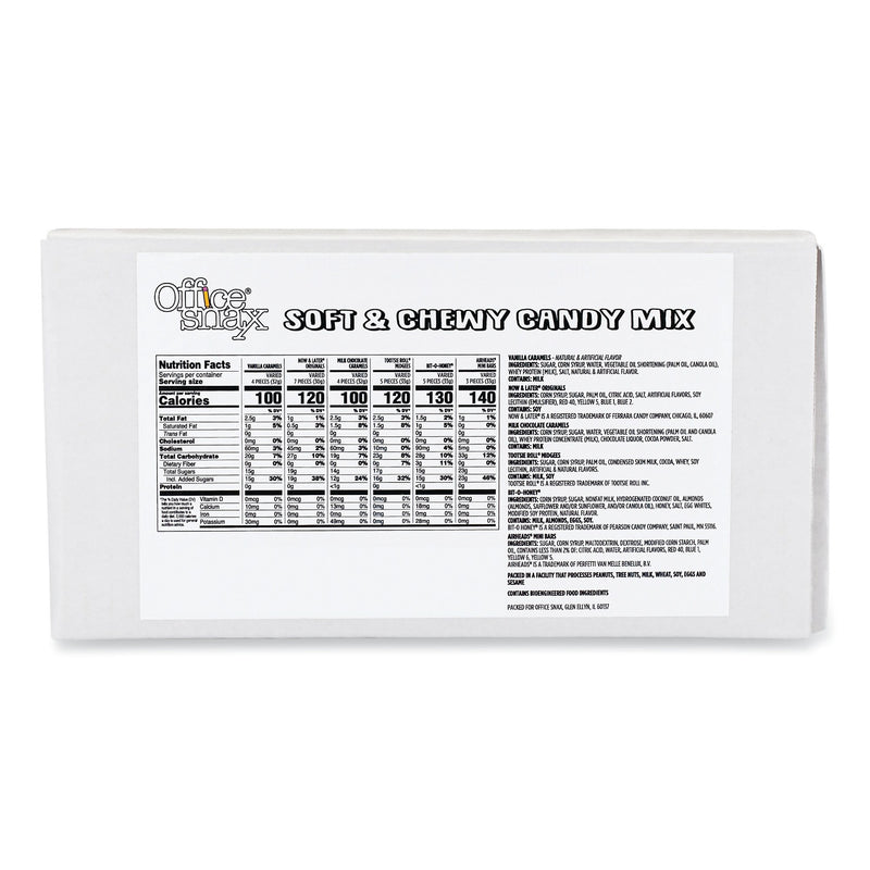Office Snax Soft and Chewy Candy Mix, 1 lb. (OFX00664)
