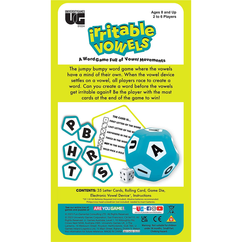 University Games Irritable Vowels Game (UG-01034)