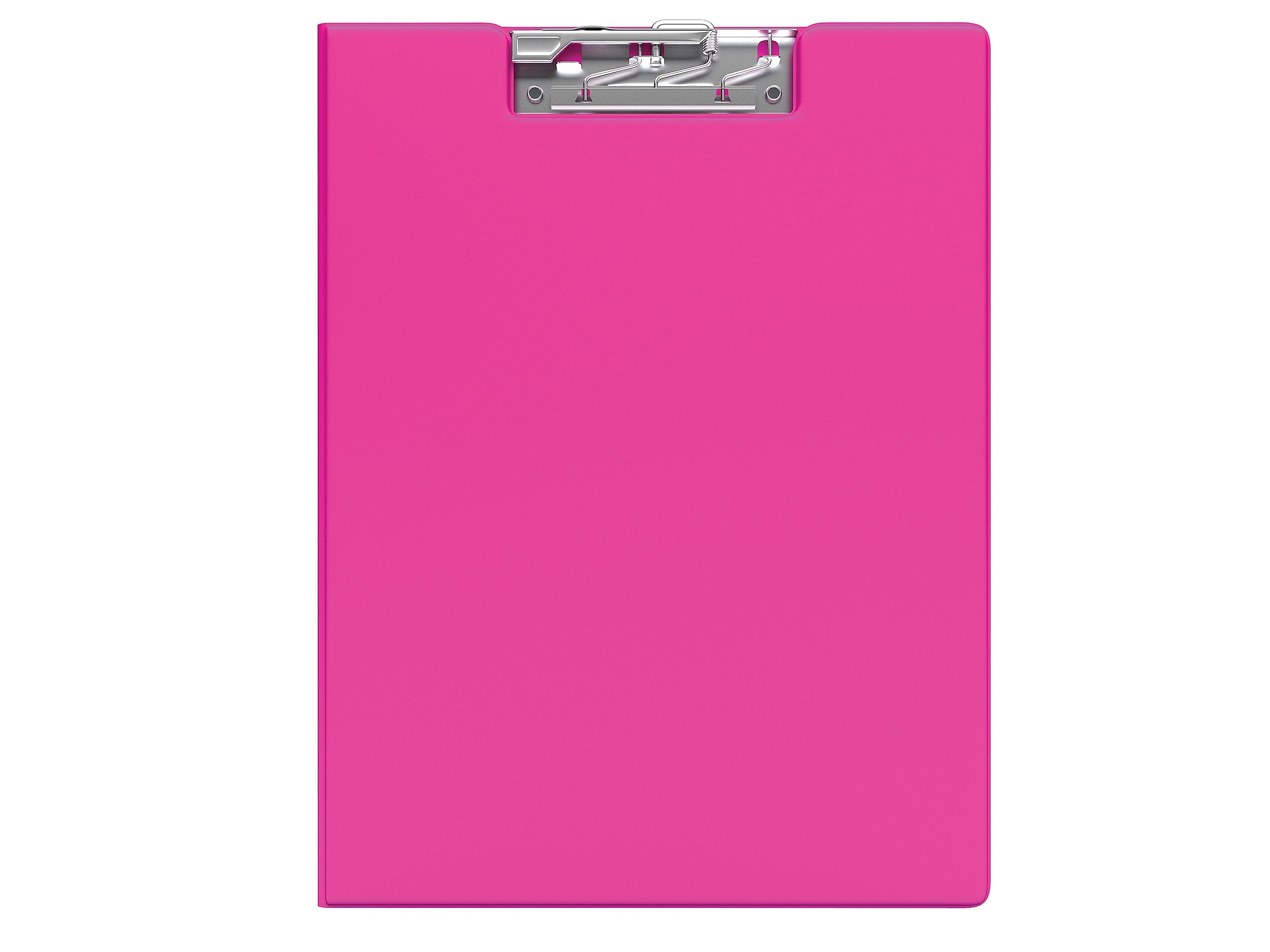 Davis Group Premium Polypropylene Clipboard, Letter Size, Pink, 10/Pack (4511-43-10)