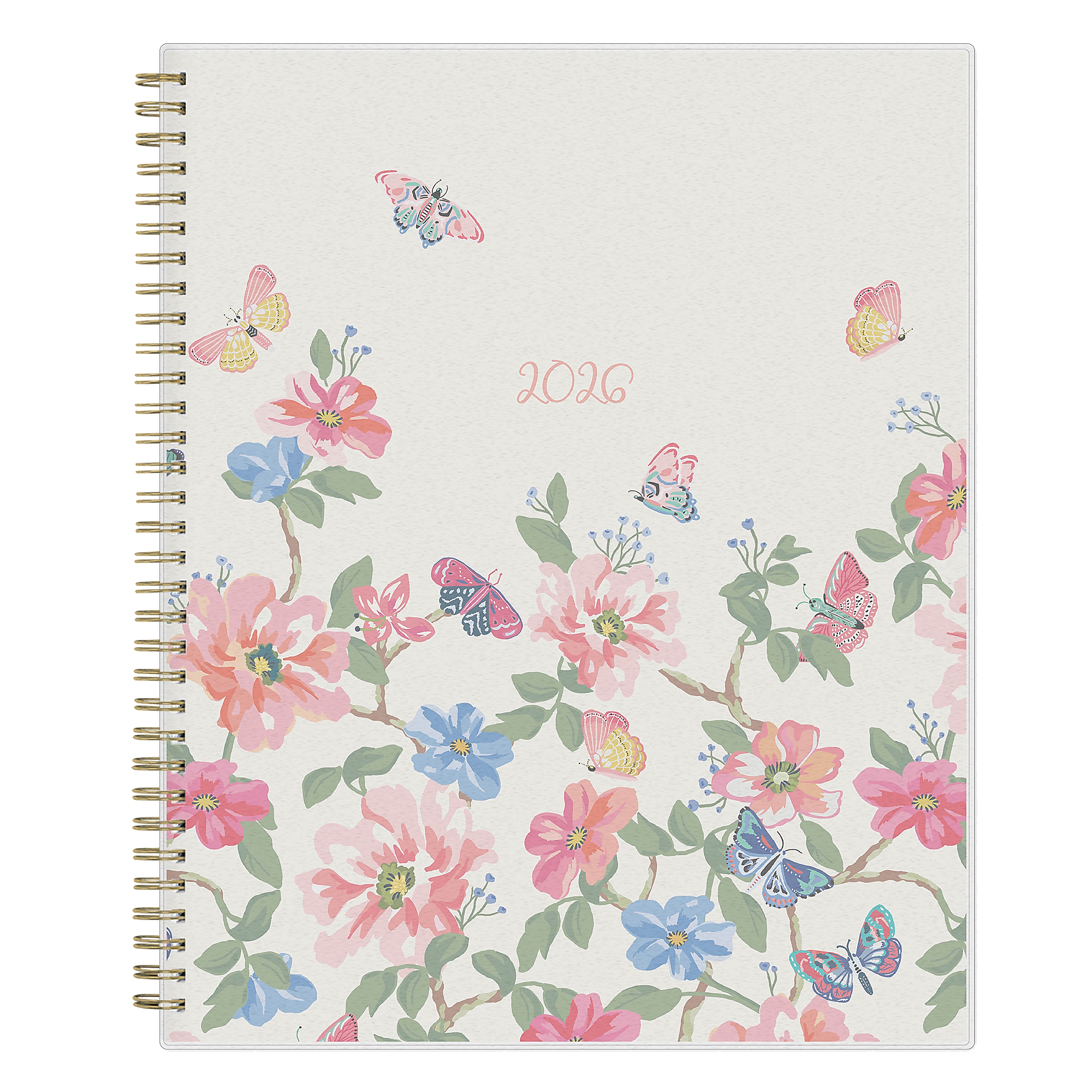 2026 Blue Sky Fly By 8.5" x 11"  Weekly & Monthly Planner, Plastic Cover, Multicolored (140195-26)