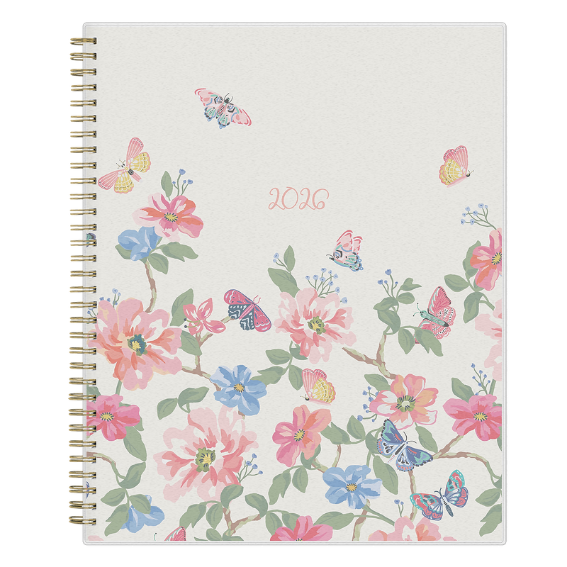 2026 Blue Sky Fly By 8.5" x 11"  Weekly & Monthly Planner, Plastic Cover, Multicolored (140195-26)
