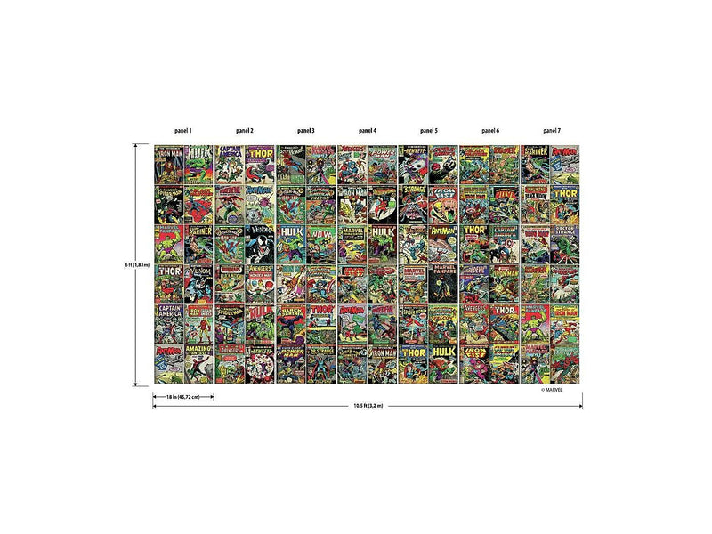 RoomMates Marvel Comic Cover Contemporary Wall Mural, Movies & TV (RMK11410M)