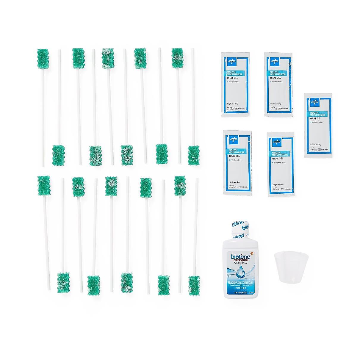 Medline Extended Oral Care Kit with Biotene Rinse (MDS096000H)