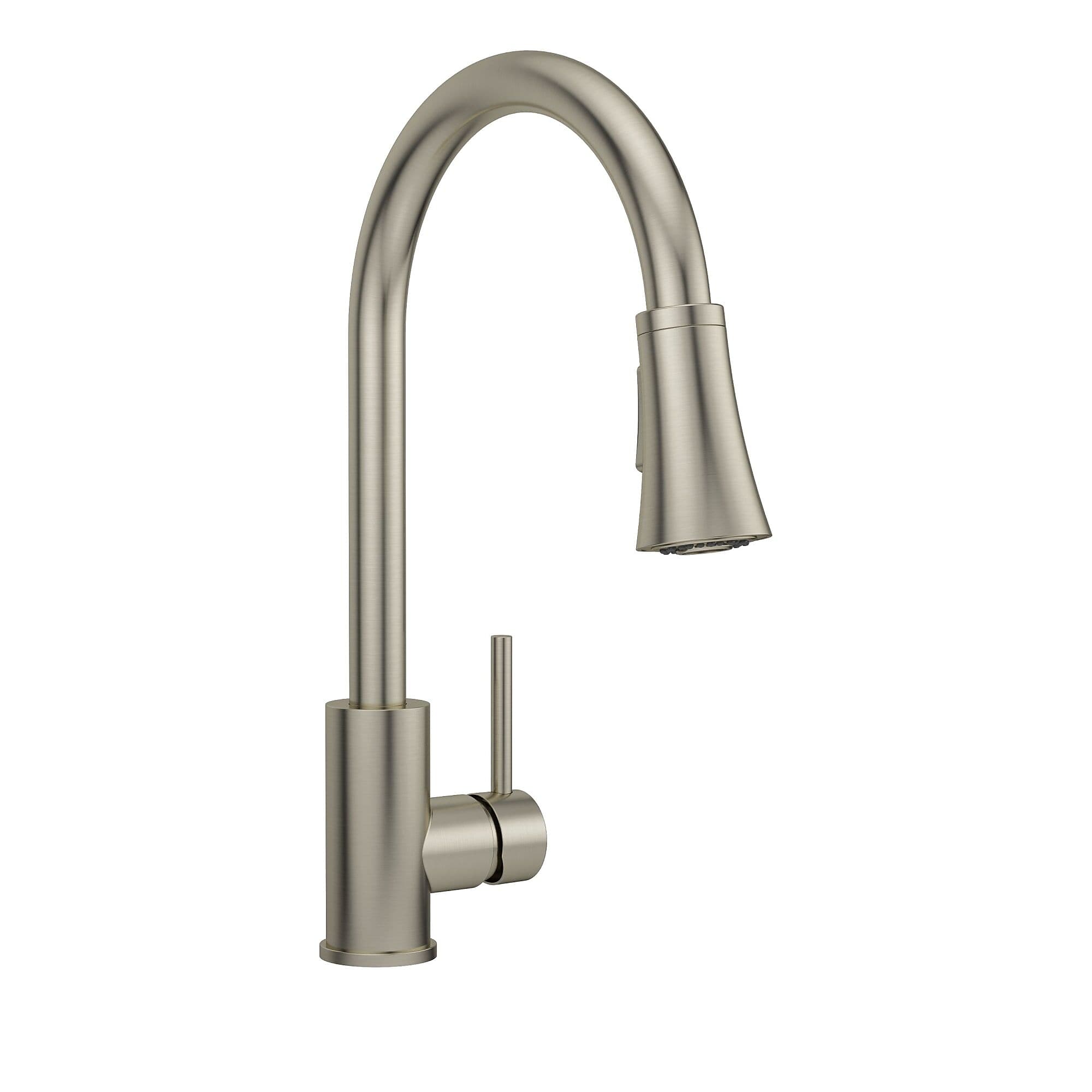 PROFLO Orvis 1.5 GPM Single Hole Pull Down Kitchen Faucet (PFXC7017ZBN)