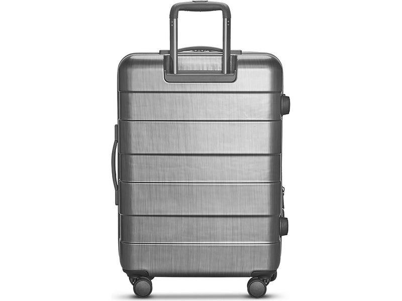 Solo New York Re:serve 26" Hardside Suitcase, 4-Wheeled Spinner, Gray (UBN922-10)