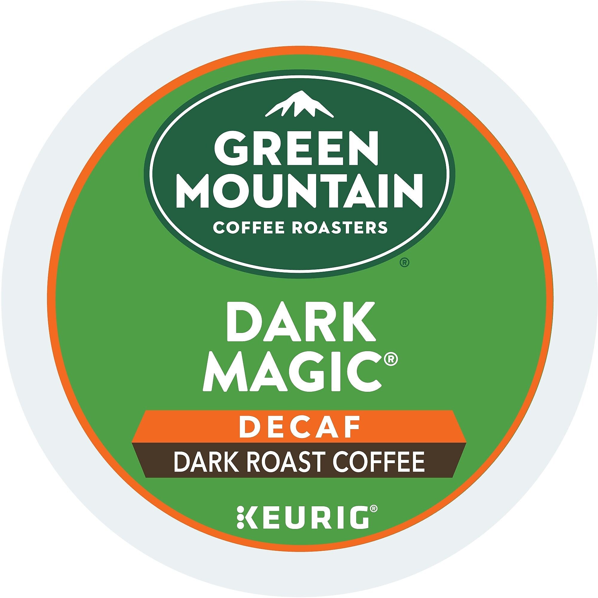 Green Mountain Dark Magic Decaf Coffee Keurig® K-Cup® Pods, Dark Roast, 96/Carton (504067)
