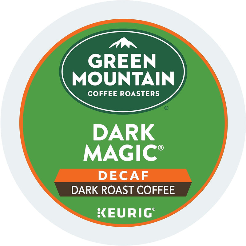 Green Mountain Dark Magic Decaf Coffee Keurig® K-Cup® Pods, Dark Roast, 96/Carton (504067)