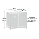 Sauder Cannery Bridge  30" Storage Cabinet with 2 Shelves, Sindoori Mango (429515)