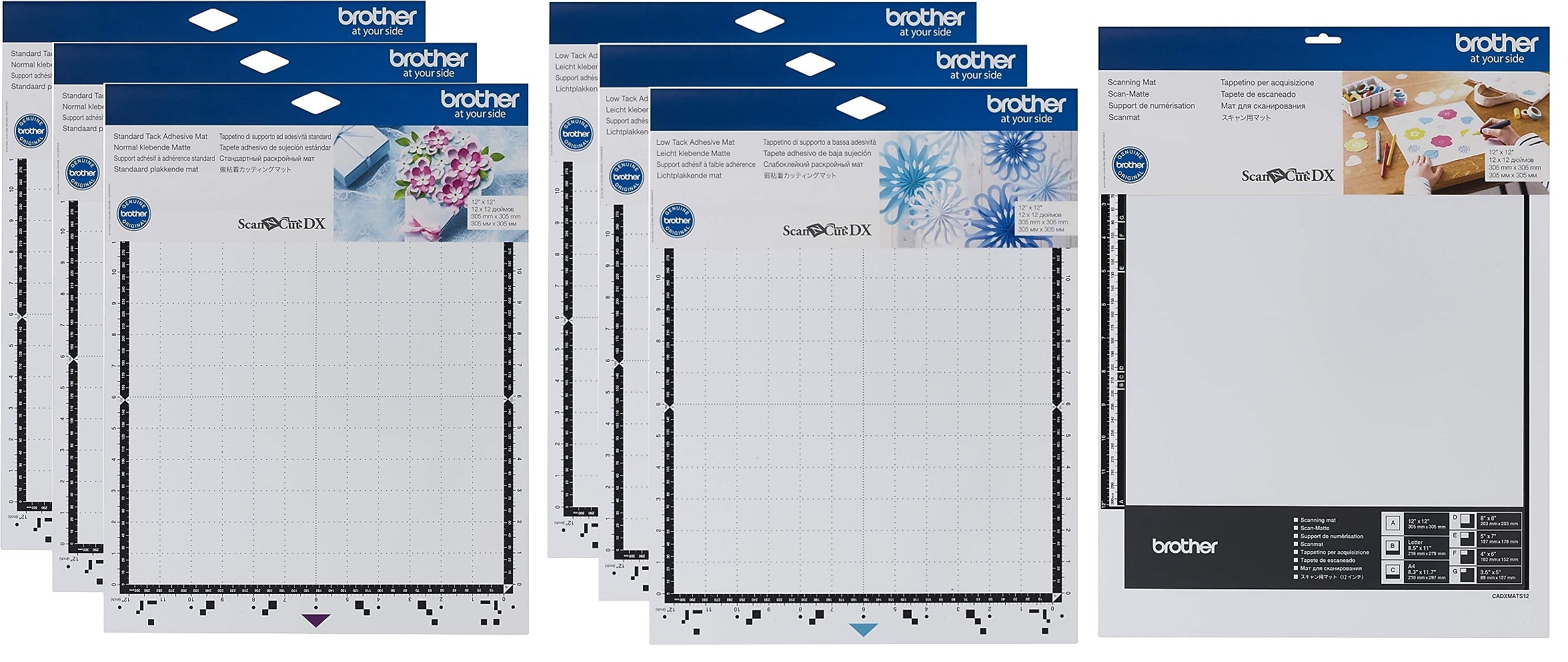 Brother ScanNCut DX Mats Bundle (CADXMATSCAN-STP)