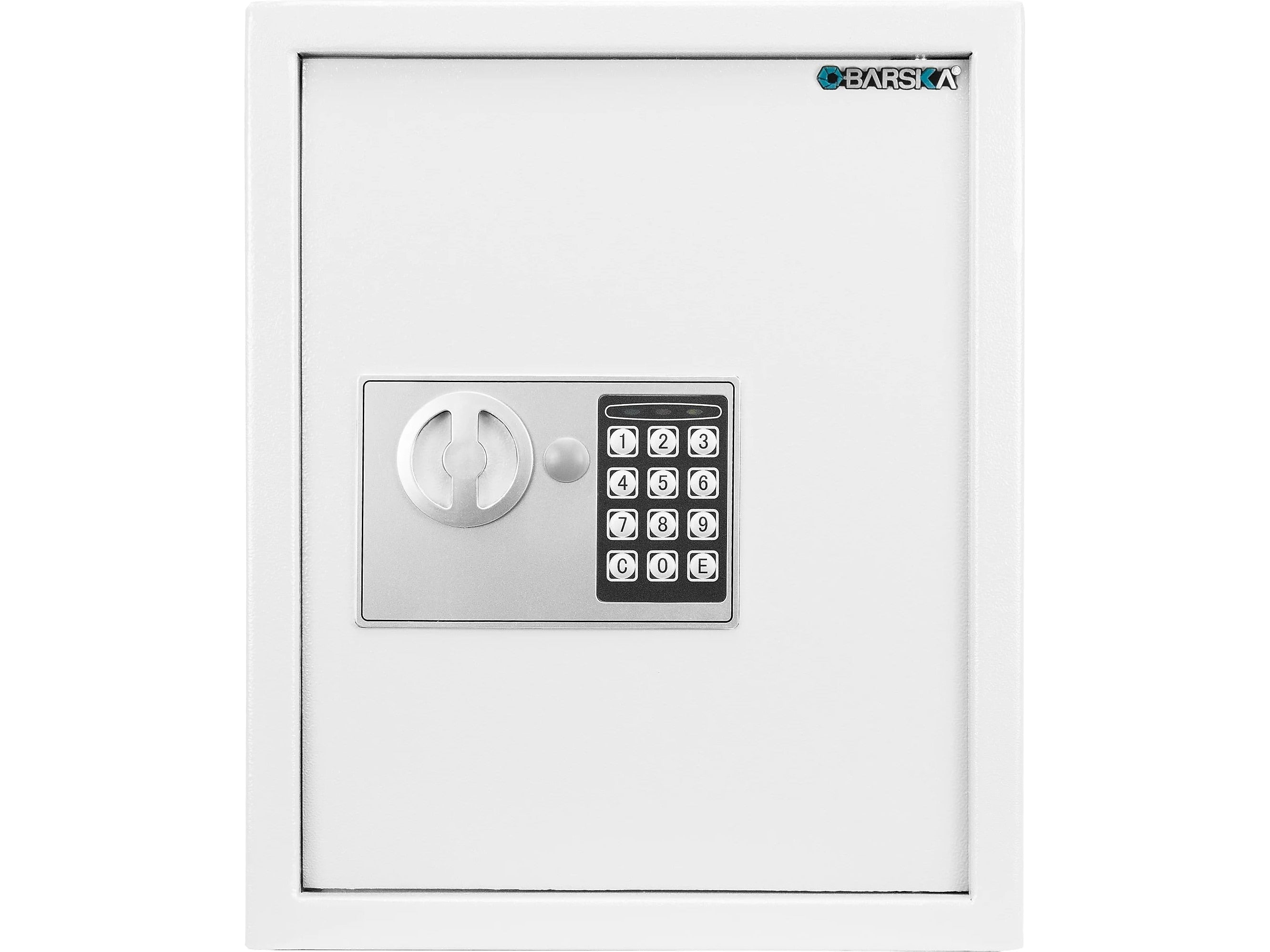 Barska 40-Key Digital Keypad Wall Safe, White (AX13964)