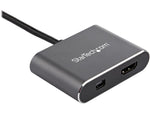 StarTech USB-C to HDMI/Mini DisplayPort Video Adapter, Space Gray (CDP2HDMDP)