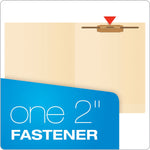 Pendaflex Recycled End Tab File Folder, Straight Cut, Left Position, Letter Size, Manila, 50/Box (H10U1)
