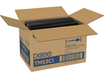 Dixie Individually Wrapped Polystyrene Tea Spoon, Medium-Weight, Black, 1000 Pieces/Carton (TM53C1)