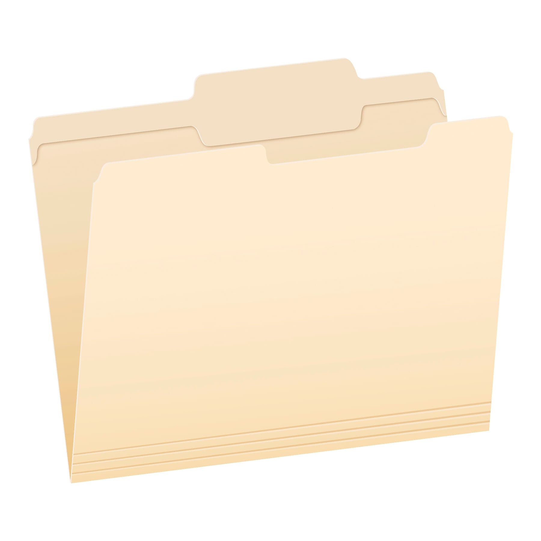 Pendaflex Heavy Duty File Folder, 1-Tab, Letter Size, Manila, 100/Box (R752 2/5 RC)