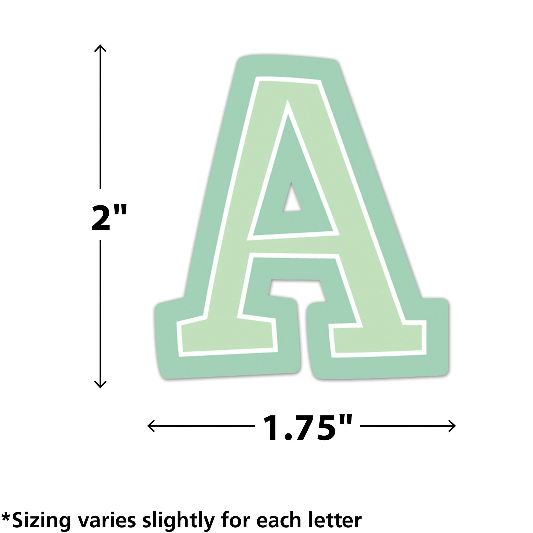 Teacher Created Resources Pastel Pop 2" Self-Adhesive Letters and Numbers, Multicolored, 326/Pack (TCR9649)