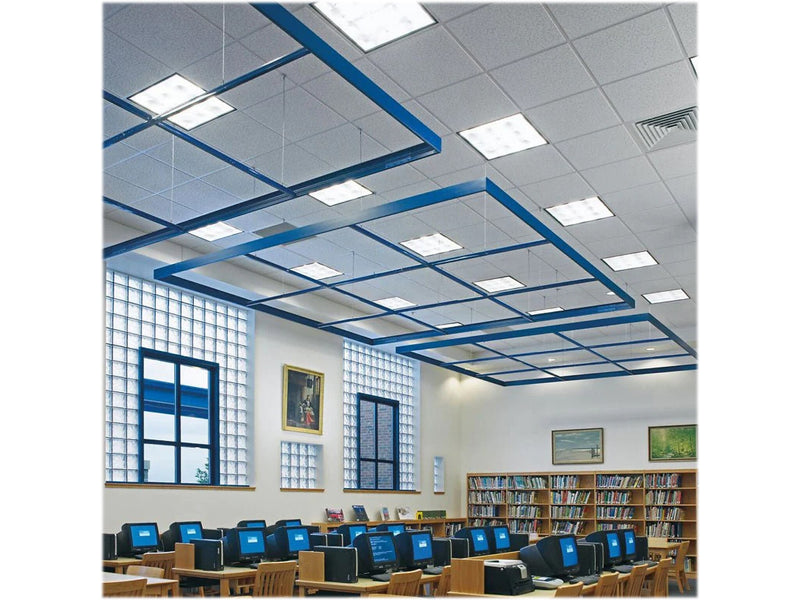 Armstrong CORTEGA Tegular Edge Ceiling Tile, 24" x 24", White, 16/Carton (BP704A)