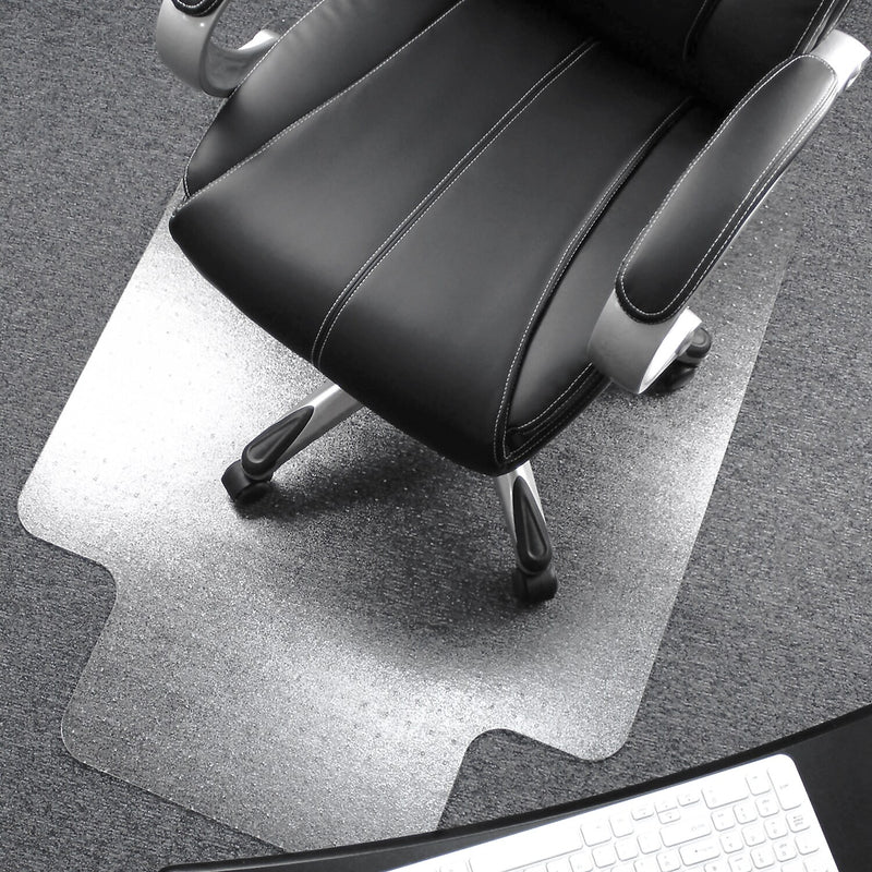 Floortex Cleartex Ultimat Lipped Chair Mat for Carpets up to 1/2", 35" x 47", Clear Polycarbonate (FC118923LR)