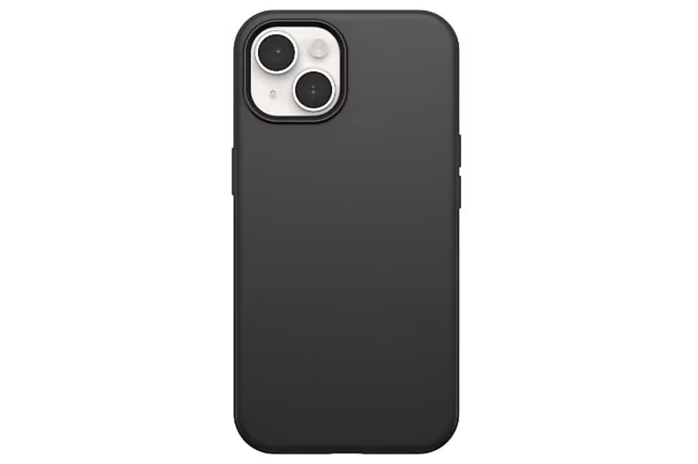 OtterBox Symmetry MagSafe Phone Case for iPhone 15/14/13, Shock Absorbing, Black (77-92928)