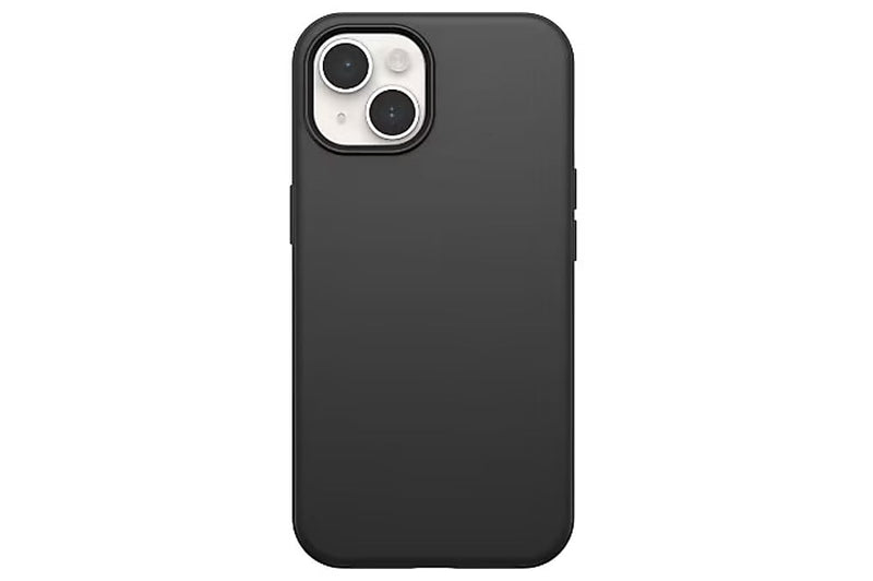 OtterBox Symmetry MagSafe Phone Case for iPhone 15/14/13, Shock Absorbing, Black (77-92928)