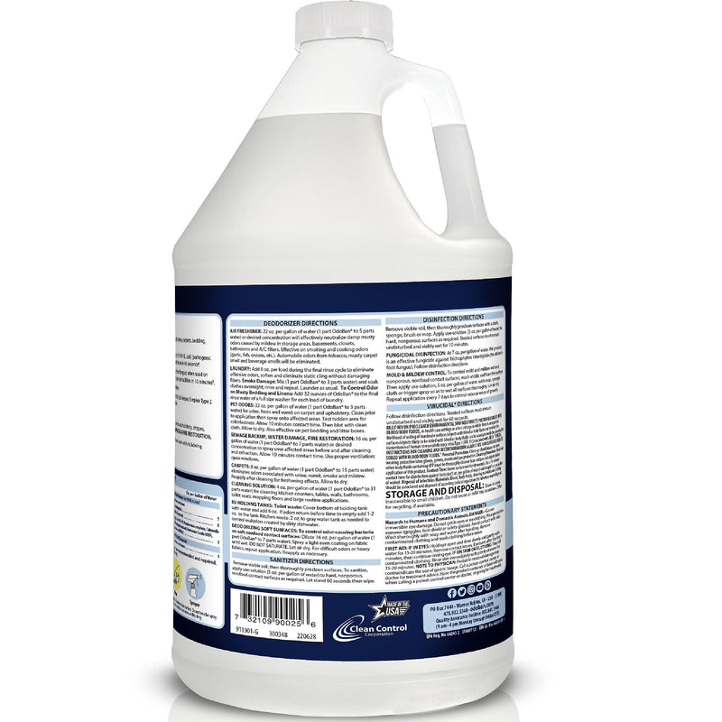 OdoBan Air Freshener & Deodorizer, Night Ice Scent, 1 Gallon (911901-G4)