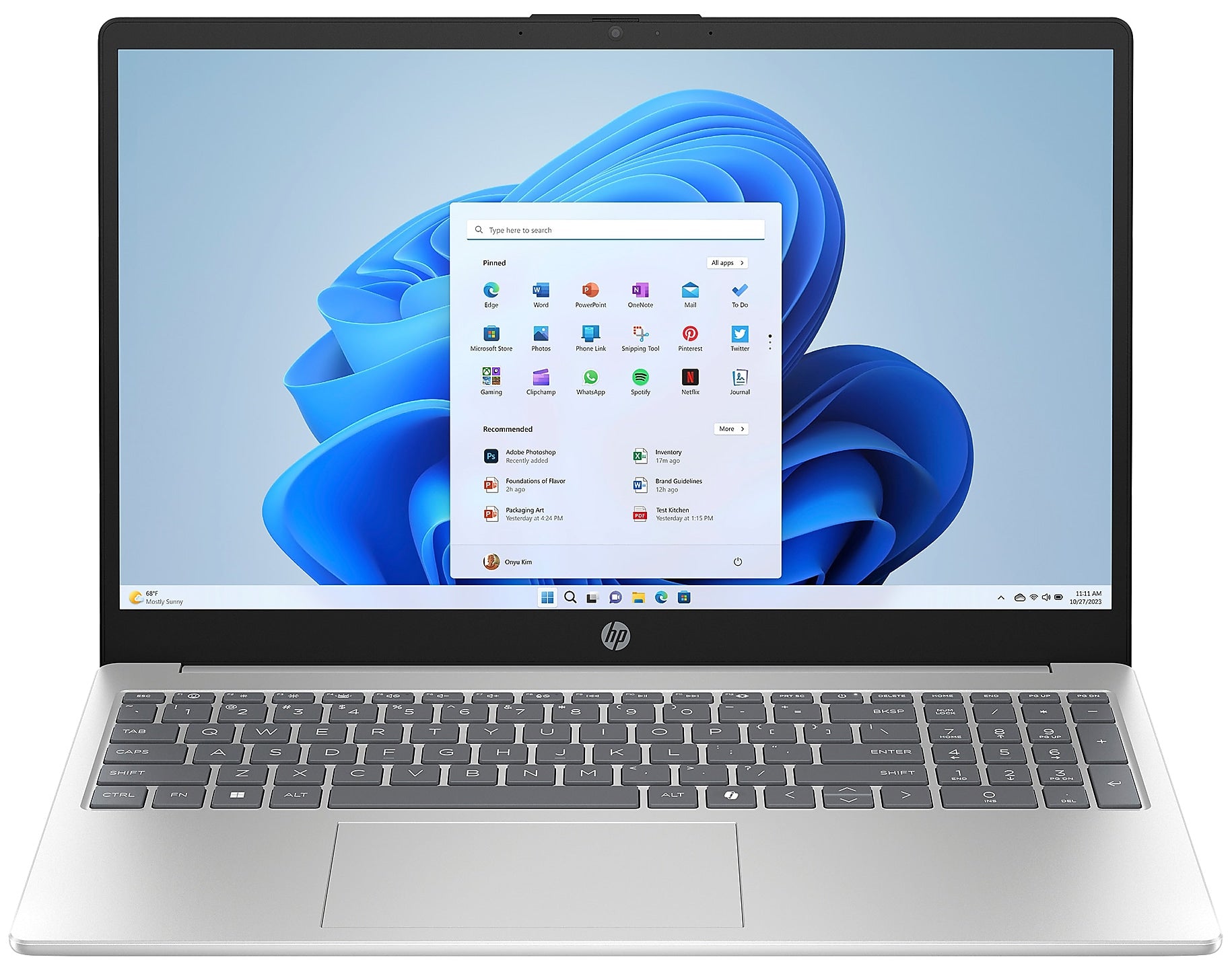 HP 15.6" FHD Laptop, Intel Core i7-1355U, 16GB RAM, 512GB SSD, Backlit Keyboard, +9.75 hours battery, Windows 11
