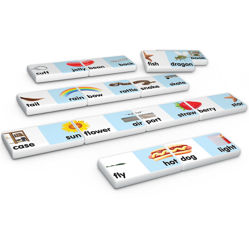 Junior Learning Compound Words Match & Learn Dominoes, 2/Bundle (JRL668-2)