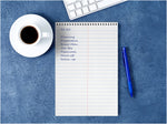 Better Office Steno Pad, 6" x 9", Gregg-Ruled, Yellow, 60 Sheets/Pad, 8 Pads/Pack (25808-8PK)