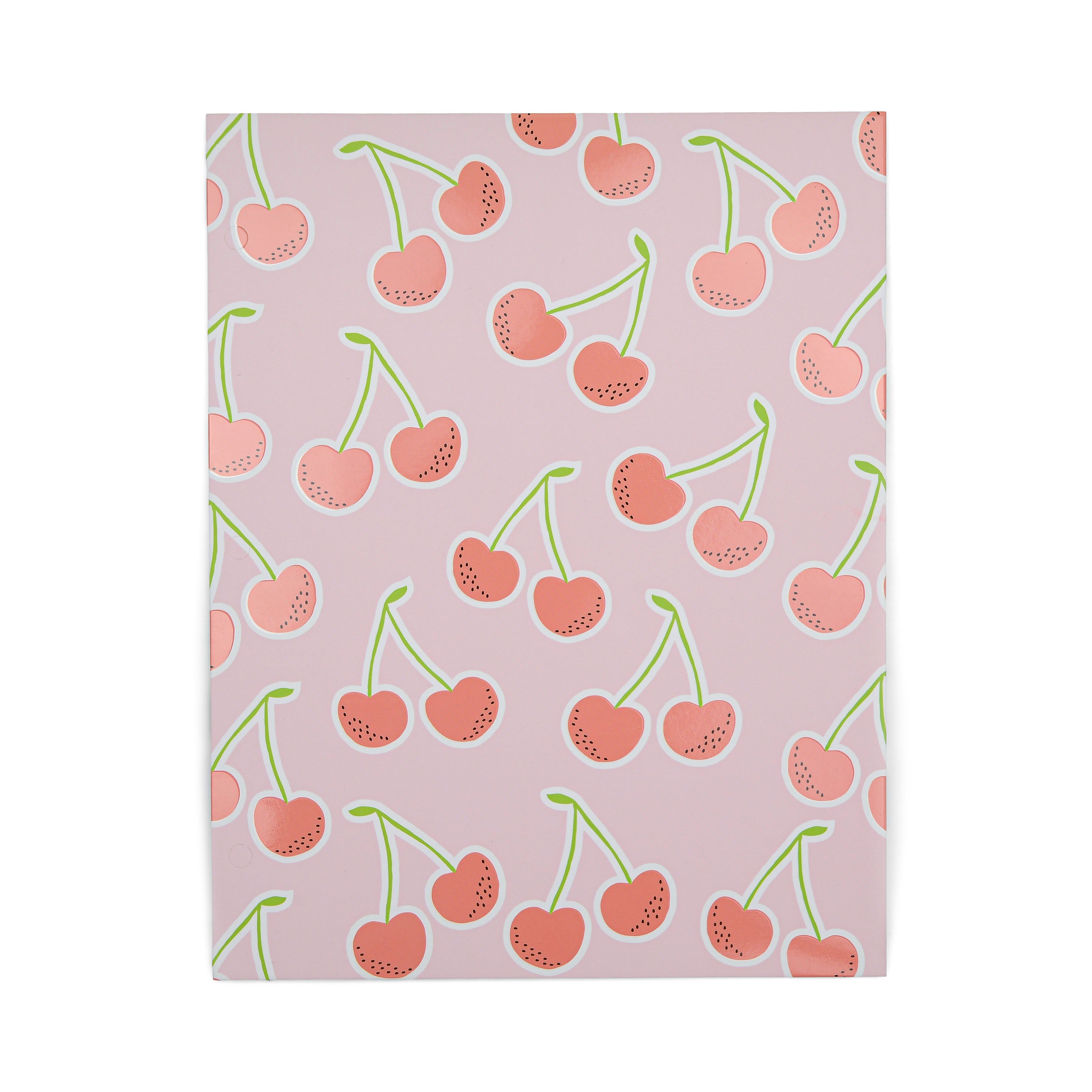 DesignWorks Ink Glossy 3-Hole Punched 2 Pocket Paper Folder, Assorted Colors (TPFA-114ST)