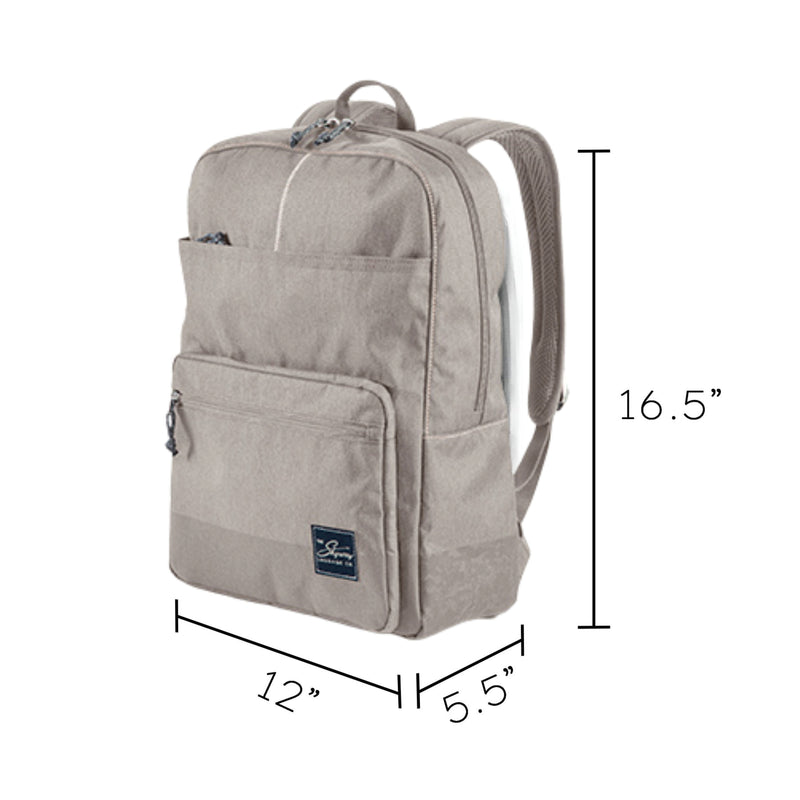 Skyway Luggage Rainier Simple Laptop Backpack, Tahoe Blue (505-15-457-BKP)