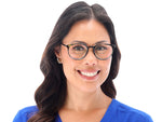 SAV Tri-focus Blue Light +2.50 Reading Glasses, Green (E2307)