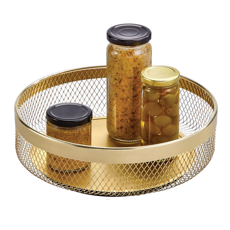 mDesign Steel Organizer, Soft Brass (25962)