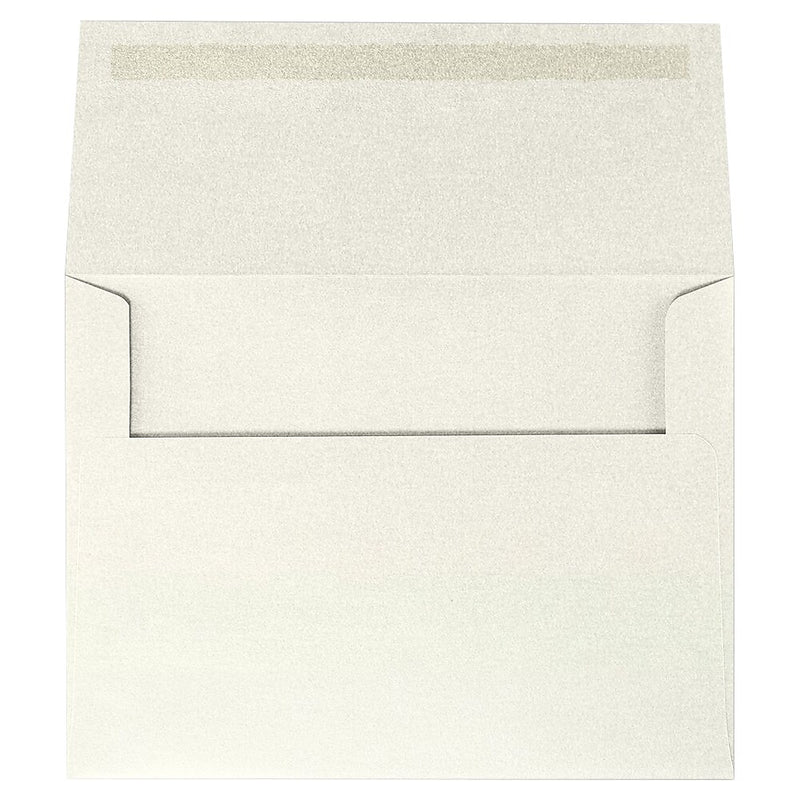 LUX A6 Invitation Envelopes (4 3/4 x 6 1/2) 50/Box, Quartz Metallic (5375-08-50)