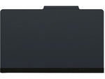Medical Arts Press Pressboard Classification Folder, 2 Dividers, 2" Expansion, Legal Size, Black, 10/Box (DV-T52-26-3BLK)