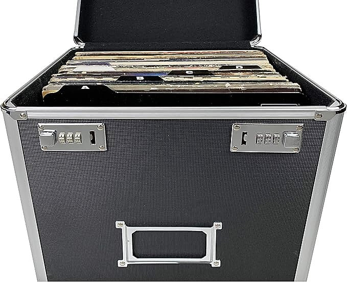 Vaultz Vinyl Record Storage Dividers, Paperboard, Black, 25/Pack (VZ00550)