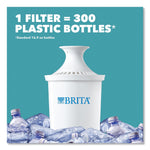 Brita Classic Water Filter Pitcher, 40 oz, 5 Cups, Clear, 2/Carton (CLO36089)