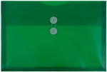 JAM Paper Premium Plastic Document File, 1 Pocket, Legal, Green, 3/Pack (219B1grx3)
