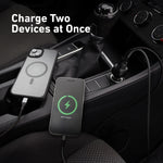 CODi 20W Dual Port Car Charger, USB-A & USB-C Outputs (A01109)