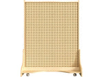 Flash Furniture Bright Beginnings Freestanding STEAM Wall Base with Peg Panels, Brown (MK-ME19936-GG)