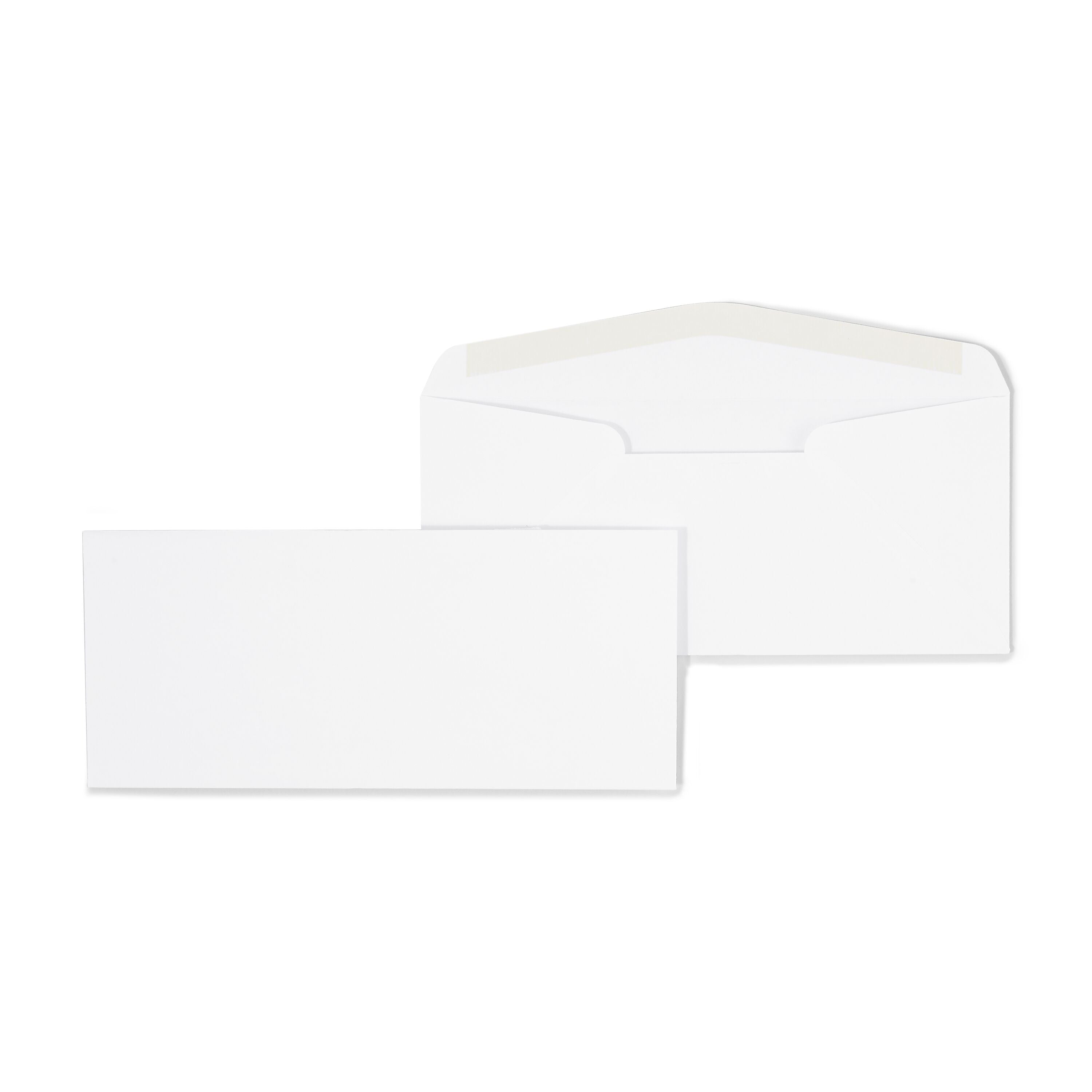 Staples Premium Gummed #10 Business Envelopes, 4 1/8" x 9 1/2", White, 500/Box (19264VP)