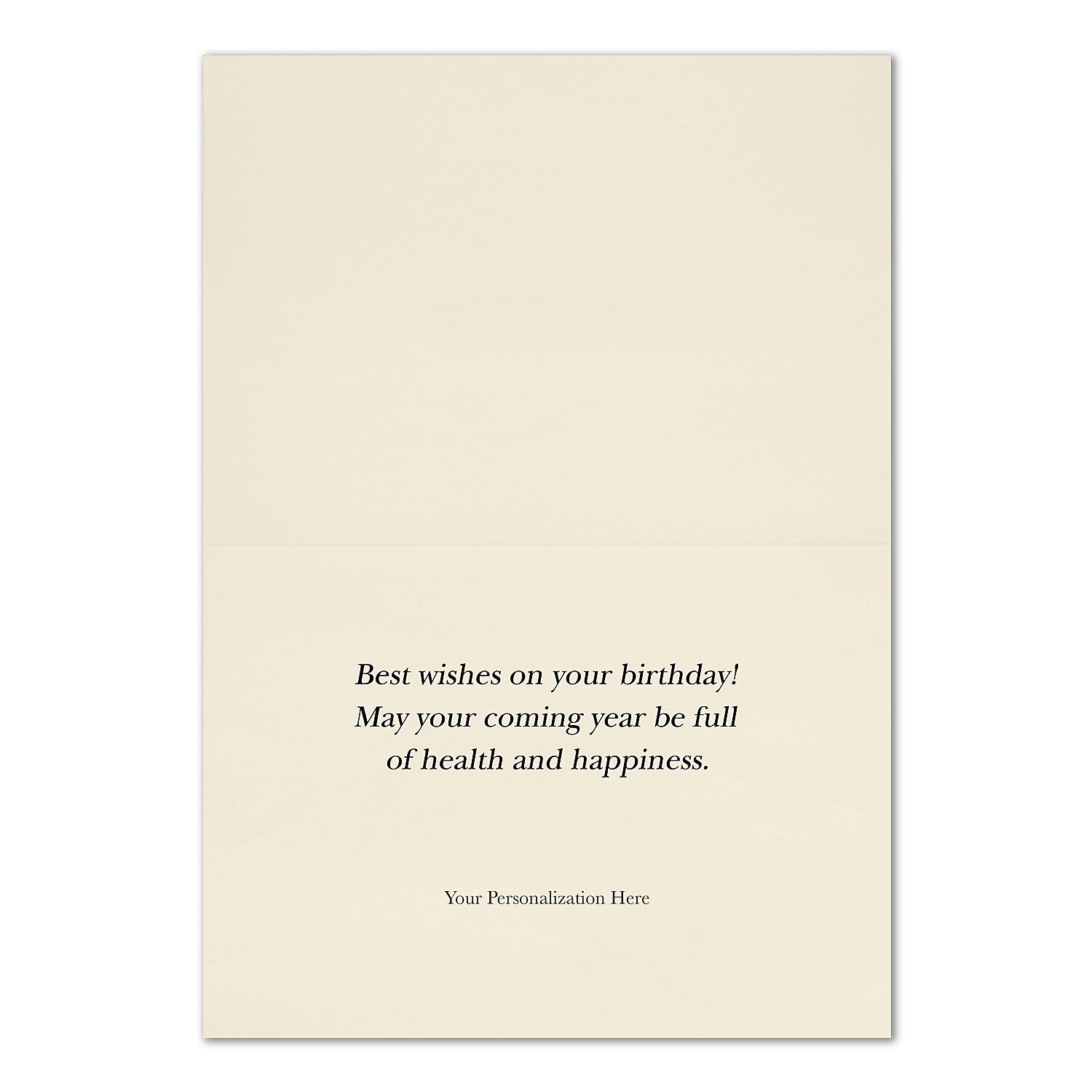 "Golden Birthday" Card w/ Gold Lined Ivory Taffeta Envelope, 100/BX