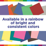 Prang 9" x 12" Construction Paper, Black, 50 Sheets/Pack, 10 Packs/Bundle (PAC6303-10)