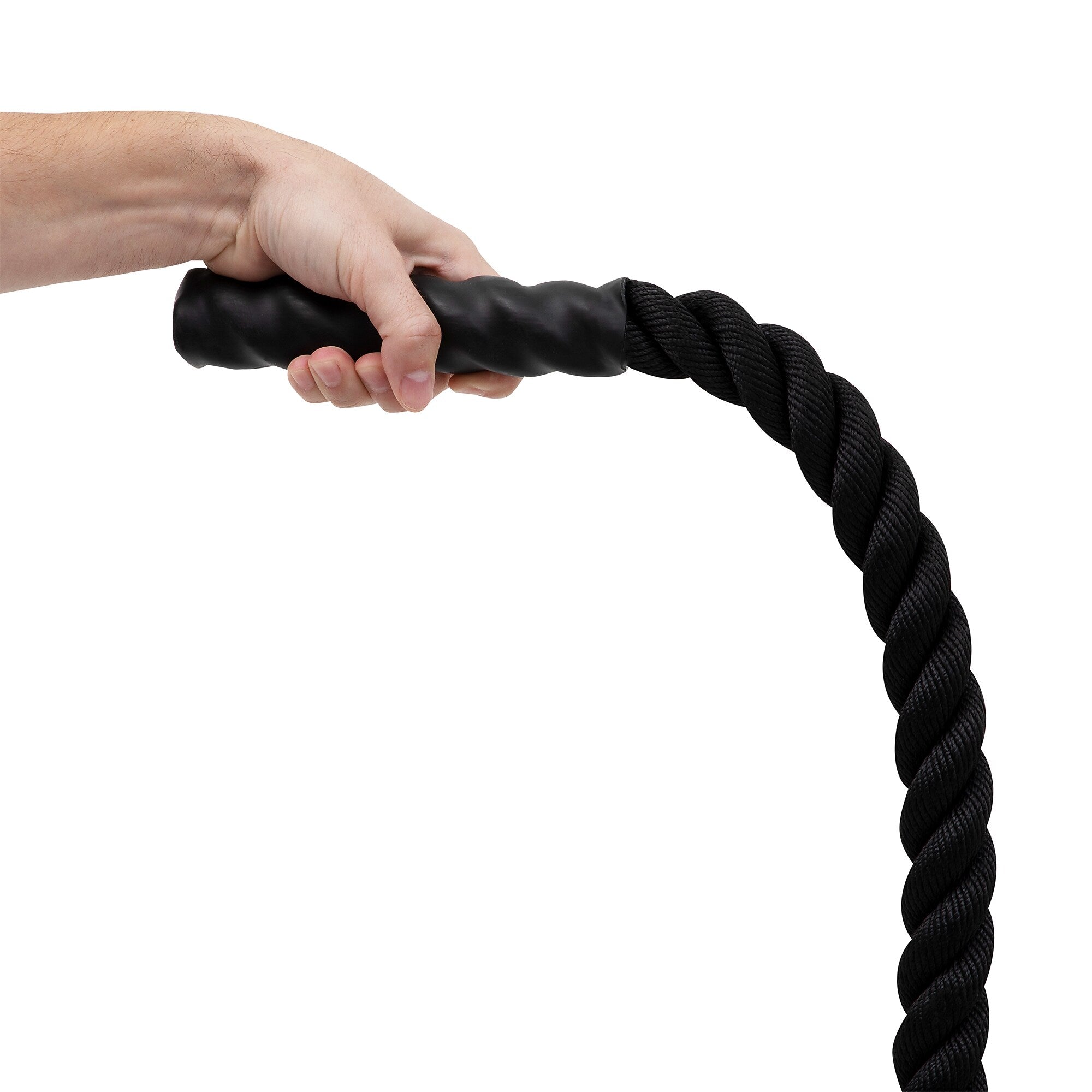 Champion Sports Rhino Poly Training Rope, Black (CHMP282)