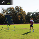 Champion Sports Deluxe Steel Lacrosse Ball Rebounder, Black (CHSLBT43)