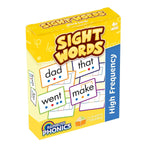 Junior Learning Rainbow Phonics Sight Word Cards, High Freguency, 52/Set (JRLRP108)